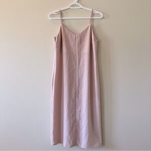 New Look Blush Pink Slip Midi Dress